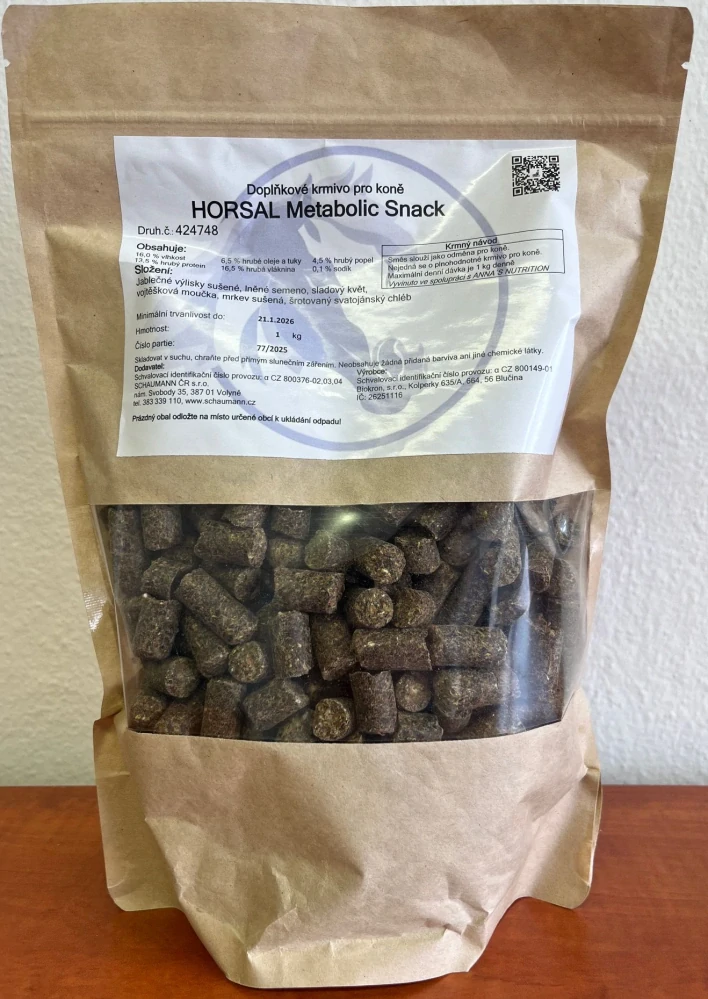 HORSAL Metabolic Snack 1 kg sáček