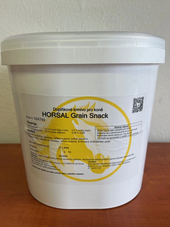 HORSAL Grain Snack 3 kg kbelík